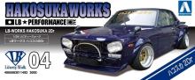 Aoshima Bunka Kyozai (AOSHIMA) 1/24 Liberty Walk Series LB Works Hakosuka 2Dr Plastic Model