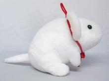 Zodiac Plush Mouse Bell S White