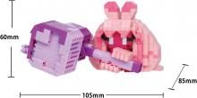 Kawada Nanoblock Pokemon Dekanuchan RS NBPM_R06 10.5 x 14.5 x 6cm Ages 12 and up Interior Hobby NBPM_R06