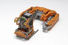 WAVE Space Pod Club 03 [Repair machine for general-purpose construction] (2 body set of orange and clear orange molding) NON scale plastic model