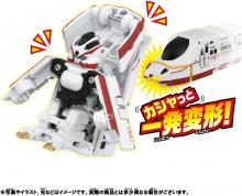 Takara Tomy Plarail Shinkalion CW Quick Change! N700S Kamome Train Toy for ages 3 and up