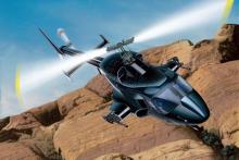 Movie Mecha Series AW-01 Airwolf 1/24 scale plastic model with clear body