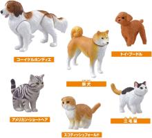 TAKARA TOMY Ania Dog and Cat Lively Set Animal Dinosaur Toy for ages 3 and up