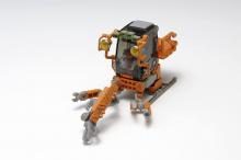 WAVE Space Pod Club 03 [Repair machine for general-purpose construction] (2 body set of orange and clear orange molding) NON scale plastic model
