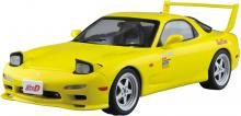 Aoshima Bunka Kyozai Prepainted Model Series Initial D Keisuke Takahashi FD3S RX-7 Volume 1 Specifications 1/24 Scale Painted Plastic Model I-05 Yellow