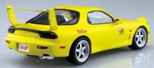 Aoshima Bunka Kyozai Prepainted Model Series Initial D Keisuke Takahashi FD3S RX-7 Volume 1 Specifications 1/24 Scale Painted Plastic Model I-05 Yellow