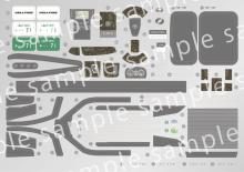 1/24 Body Painted (Snap Spec) No.1 Toyota Vellfire ZA G Edition (Grayish Blue Mica Metallic)