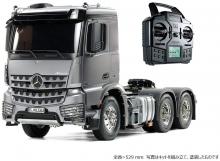 TAMITA 1/14 Electric RC Big Truck Series No.58 Mercedes-Benz Arox 3363 6 × 4 Classic Pace Light Gunmetal Full Operation Set On-Road 56358
