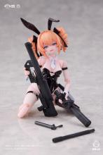 BUNNY RAPID ACTION SQUAD Sniper Leoni (Partially Assembled Plastic Model, 1/12 Scale, Pre-Painted, Complete Action Figure)