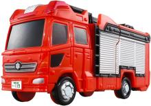 TAKARA TOMY Tomica Job Laborer TJB02 Fire Braver Morita Multipurpose Fire Pump Vehicle MVF Mini Car Toy for ages 3 and up
