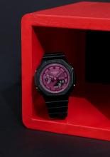 CASIO G-SHOCK Black and Red GMA-S2100RB-1AJF