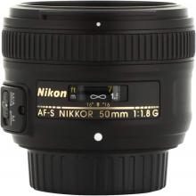 Nikon single focus lens AF-S NIKKOR 50mm f / 1.8G full size compatible