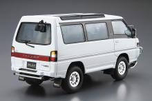 Aoshima Bunka Kyozai 1/24 The Model Car Series No.27 Mitsubishi P35W Delica Star Wagon 91 Plastic Model (Car)