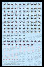 Kotobukiya Megami Device MSG BUSTER DOLL Knight Eye Decal Set 1/1 Scale Plastic Model KP755