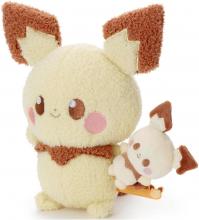 Pokemon Poke Piece Plush Toy (With Plush Toy Ver.) Pichu Plush Toy Height Approx. 26cm