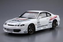 Aoshima Bunka Kyozai (AOSHIMA) The Tuned Car No.8 1/24 Scale VERTEX S15 Silvia (Nissan) Plastic Model Kit (99 yen)
