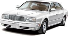 Aoshima Bunka Kyozai (AOSHIMA) The Model Car Series 1/24 Nissan G50 President JS/Infiniti Q45 89 Plastic Model
