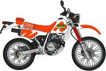 Hasegawa 1/12 Honda XLR BAJA (MD22) 1991 Plastic Model BK16 (Motorcycle)