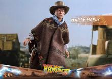 Movie Masterpiece Back to the Future PART3 Marty McFly 1/6 Scale Figure Brown