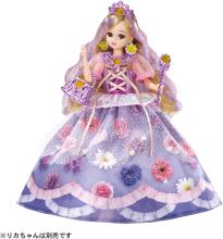 Takara Tomy Licca-chan Dress LW-23 Shining Bouquet Dress-Up Pretend Play Toy for Ages 3 and Up