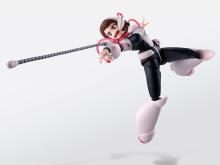 TAMASHII NATIONS SHFiguarts My Hero Academia Ochaco Uraraka, approximately 130mm, PVC & ABS painted action figure