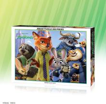 Disney Zootopia Town's Famous Duo (Made in Japan) 300-Piece Jigsaw Puzzle (30.5x43cm), D-300-078, Includes Glue, Spatula, and Service Card
