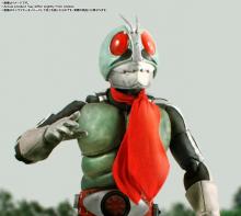 TAMASHII NATIONS SHFiguarts (Real Bone Carving Technique) Kamen Rider New No. 1 Glorious Showa Rider Edition (First Press Limited Edition Base Included) Approximately 145mm PVC & ABS & Fabric Painted Movable Figure