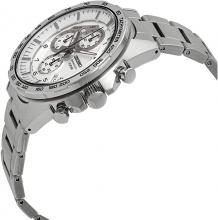 SEIKO quartz chronograph 100M waterproof white dial SSB317P1