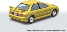 Aoshima Bunka Kyozai (AOSHIMA) 1/24 Scale Rakupla Snap Car No. 04-DY CE9A Lancer GSR Evolution III 1995 Dandelion Yellow Pre-Colored Plastic Model