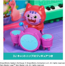 Gabby's Dollhouse DJ Catnip Music Room Set