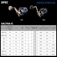 DAIWA 21 Saltiga IC 100 / 100P-DH / 300 / 300H-SJ Right / Left handle (2021 model)