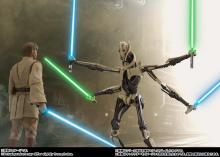 TAMASHII NATIONS SHFiguarts Star Wars Episode III: Revenge of the Sith General Grievous (STAR WARS: Revenge of the Sith) Approximately 190mm ABS & PVC & Cloth Painted Movable Figure