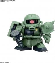 BANDAI SPIRITS SD Gundam BB Senshi Mobile Suit Gundam Zeon Principality MS Set Pre-Colored Plastic Model