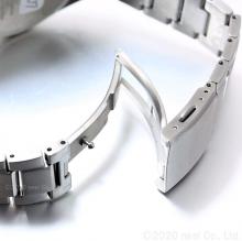 SEIKO BRIGHTZ 20th Anniversary Limited Model Solar Radio Titanium World Time Notation "B" Mark Needle / Crown SAGZ107 Men's Silver