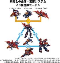 T-SPARK Diaclone DA-114 Dia Battles V2 <Battles 03> Movable Figure