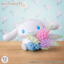 Rowtashii Noise mofamofy Sanrio Cinnamoroll Pre-painted Figure Approximately 65mm Made of PVC ABS and Nylon