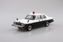 Aoshima Bunka Kyozai 1/24 The Model Car Series No.SP Nissan HGC210 Skyline Patrol Car `77 Plastic Model (Automobile)