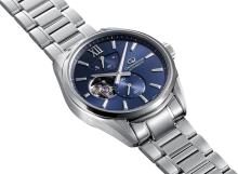 Orient Star M34 F7 Automatic Watch, Semi-Skeleton, Mechanical, Made in Japan, 2-Year Manufacturer's Warranty, RK-BY0010L, Men's, Navy