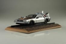 Aoshima Bunka Kyozai (AOSHIMA) 1/24 Movie Mecha No. BT-04 Back to the Future Part III Time Machine Railroad Plastic Model (Car)