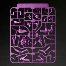 Kaiyodo Artpla SCULPTURE WORKS Evangelion Unit-01/Unit-02/Unit-00 Kai Intercept Tokyo-3 Non-Scale Unpainted Plastic Model Kit AP052