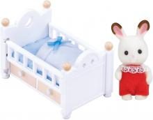 Sylvanian Families Doll / Furniture Set Chocolat Rabbit Baby / Furniture Set DF-13