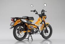 Aoshima Bunka Kyozai (AOSHIMA) Complete Honda CT125 Hunter Cub Turmeric Yellow Diecast Model, Painted and Assembled