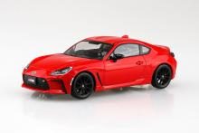 Aoshima Bunka Kyozai 1/32 Rakupla Snap Kit No.10-SR Toyota GR86 2021 Spark Red Pre-Colored Plastic Model (Automobile)