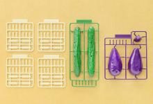 Syuto Seireiba Plastic Model Cucumber and Eggplant 1/1 Scale Assembled Plastic Model