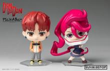 Sunrise Pop Dandadan Blind Box Figures, Pre-painted Plastic Non-Scale Figures, Box of 6