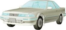 Hasegawa 1/24 Toyota Soarer (Z20) Late Model 3.0GT-Limited (1988) Plastic Model Kit HC66 (Car)
