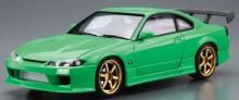 Aoshima Bunka Kyozai 1/24 The Tuned Car Series No.42 Nissan Rodek Style S15 Silvia 99 Plastic Model