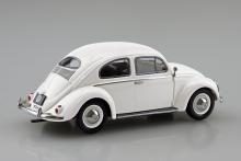 Aoshima Bunka Kyozai (AOSHIMA) 1/32 Scale Rakupla Snap Kit No. 20-PW Volkswagen Beetle (Pearl White) Pre-Colored Plastic Model Kit