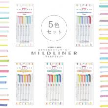 Zebra Highlighter Mild Liner Astringent Mild Color NC5 Color WKT7-5C-NC-N