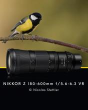 Nikon Telephoto Zoom Lens NIKKOR Z 180-600mm f/5.6-6.3 VR Z Mount Full Size